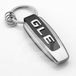 Porte-clés keyring schlüsselanhänger Mercedes typographie GLE argent typography silver typografie silber Mercedes-Benz B66958426