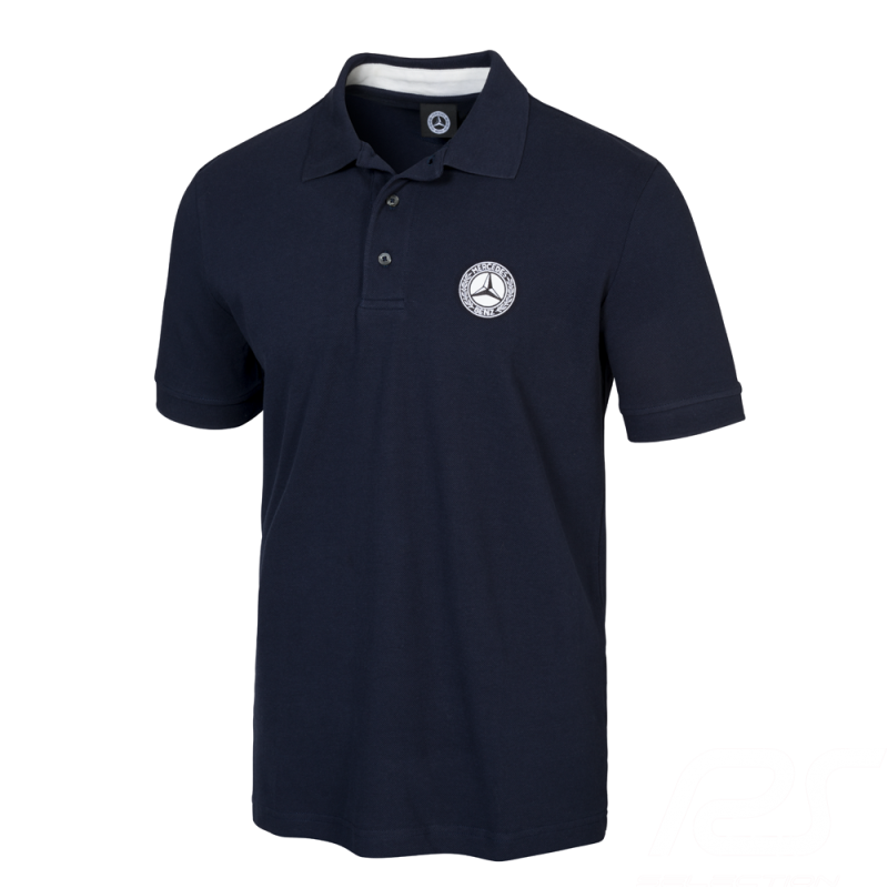 Mercedes Poloshirt Classic Marineblau Mercedes-Benz B66041535 - Herren