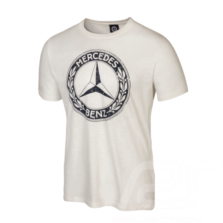 T-shirt Mercedes Classic Blanc Mercedes-Benz B66041546 - homme