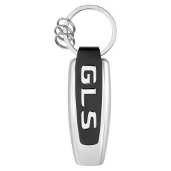 Porte-clés keyring schlüsselanhänger Mercedes typographie GLS argent typography silver typografie silber Mercedes-Benz B66958427
