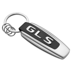 Porte-clés keyring schlüsselanhänger Mercedes typographie GLS argent typography silver typografie silber Mercedes-Benz B66958427