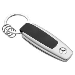 Porte-clés keyring schlüsselanhänger Mercedes typographie GLS argent typography silver typografie silber Mercedes-Benz B66958427