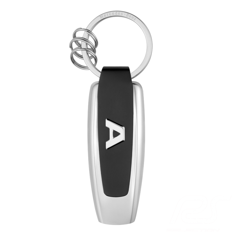 Porte-clés keyring schlüsselanhänger Mercedes typographie Classe A argent A-class typography silver A-klasse typografie silber M