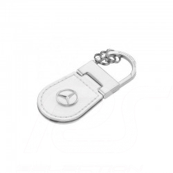 Mercedes keyring Shangai leather white Mercedes-Benz B66958138