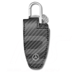 Mercedes keyring key cover 5th gen. carbon look leather black Mercedes-Benz  B66958407