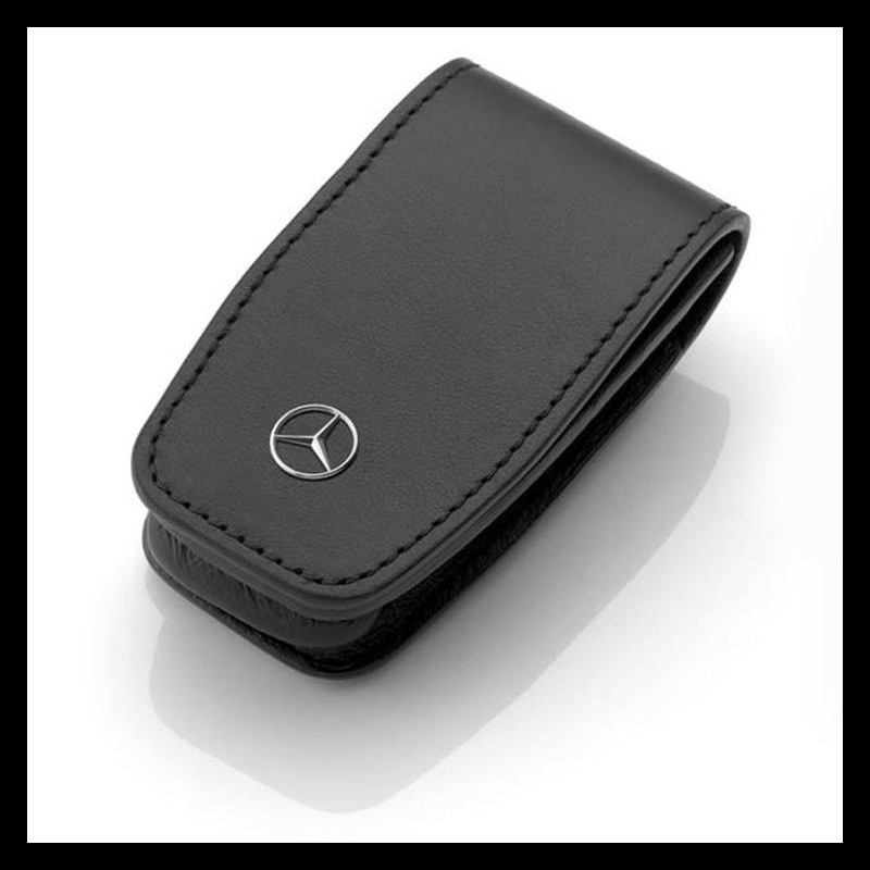 Porte-clés Cuir Mercedes-Benz Classique Cognac - Collection Officielle, Nouveau Avec étiquettes