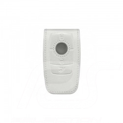 Pochette de clés key sleeve Schlüsselsleeve Mercedes 6e gén. cuir blanc 6th gen. leather white gen6 leder weiß Mercedes-Benz B66