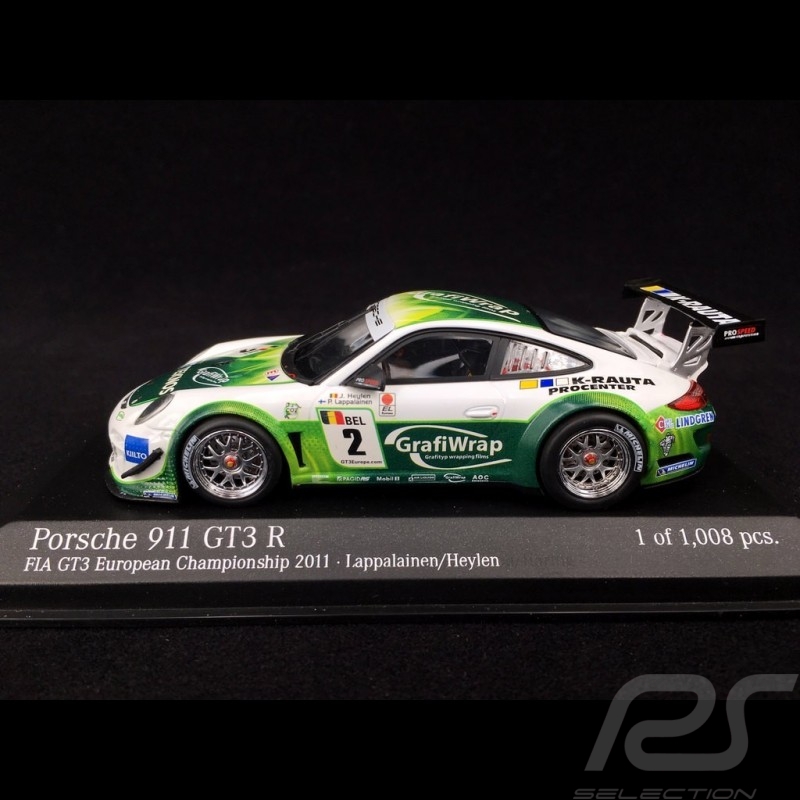 Porsche 911 type 997 Gt3 R n° 2 Prospeed Competition 1/43 Minichamps 400118902