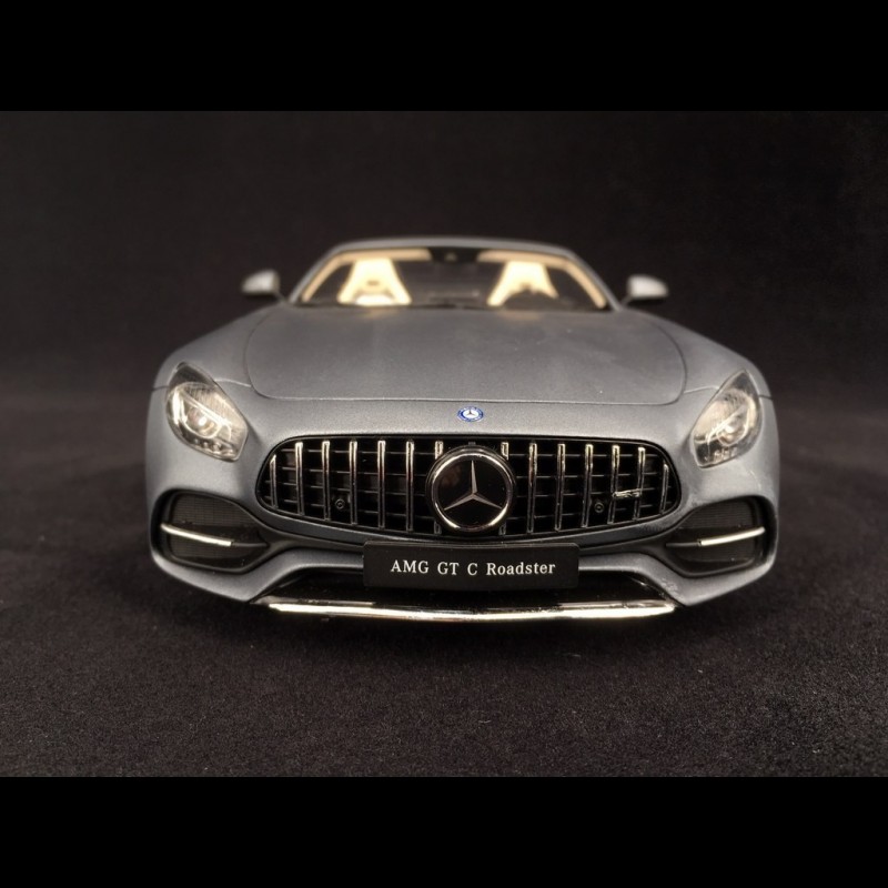 Mercedes-Benz AMG GT C Roadster 1/18ミニカー Mercedes-Benz AMG GT C Roadster grau 1/18 GT Spirit GT197