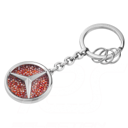 Porte-clés keyring schlüsselanhänger Mercedes St. Tropez Swarovski rouge red rot Mercedes-Benz B66959999