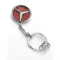 Porte-clés keyring schlüsselanhänger Mercedes St. Tropez Swarovski rouge red rot Mercedes-Benz B66959999