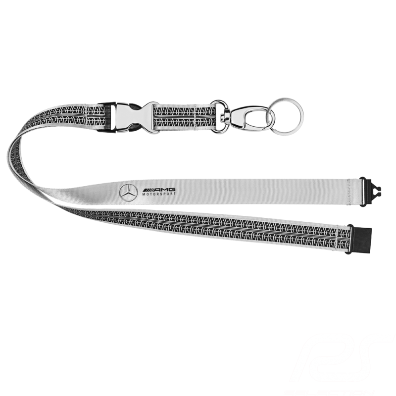 Porte-clés keyring schlüsselanhänger Mercedes ruban tour de cou AMG Motorsport gris lanyard grey grau Mercedes-Benz B67995430