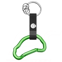 Porte-clés keyring schlüsselanhänger Smart pictogramme pictogram piktogramm aluminium vert green grün Mercedes-Benz B67993602