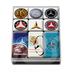 Set de magnets set of magnets satz magnete Mercedes logos vintage Mercedes-Benz B66041558