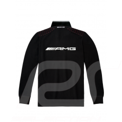 Polo Mercedes AMG manches longues Noir Mercedes-Benz B66957490 long slleves lange Armel homme men herren