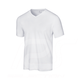 T-shirt Mercedes Col V Blanc Mercedes-Benz B66958723 - homme
