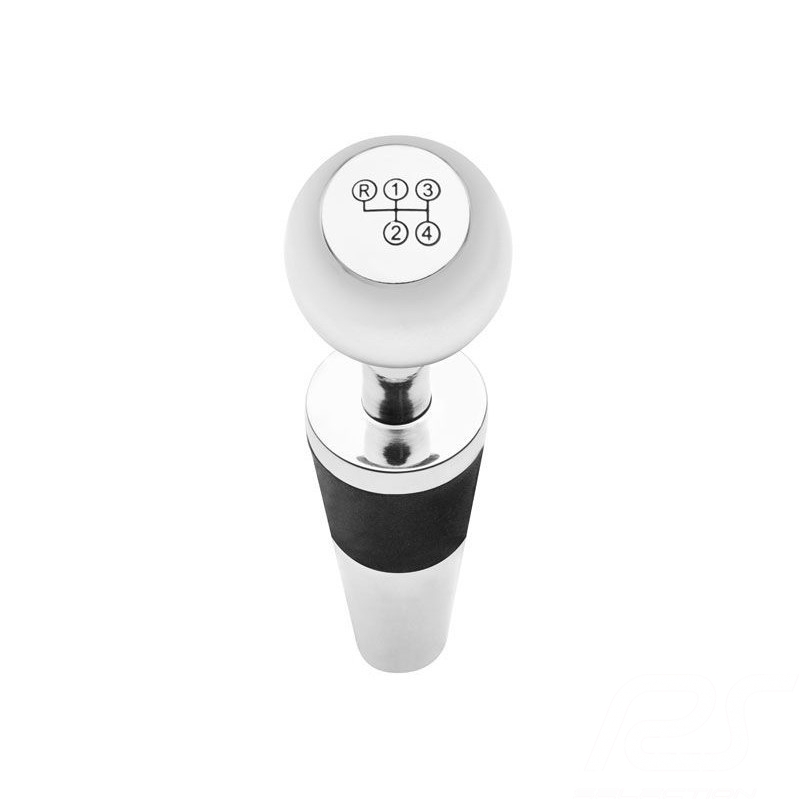 Bouchon à vin wine stopper weinstopper Mercedes façon pommeau de levier de vitesse acier argent shift knob steel silver schaltkn