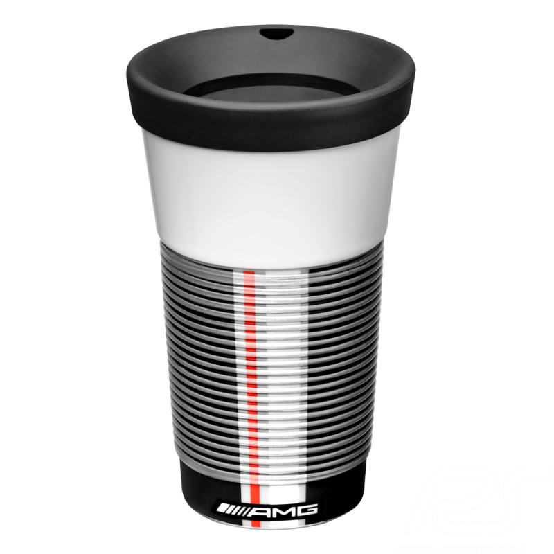 Mercedes AMG Coffee2Go mug Togo cup for coffee porcelain white