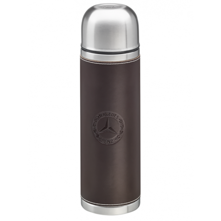 Thermos flask Mercedes Classic isotherme acier étui cuir Classic isothermal steel leather case thermoskanne Classic Thermo-Isoli