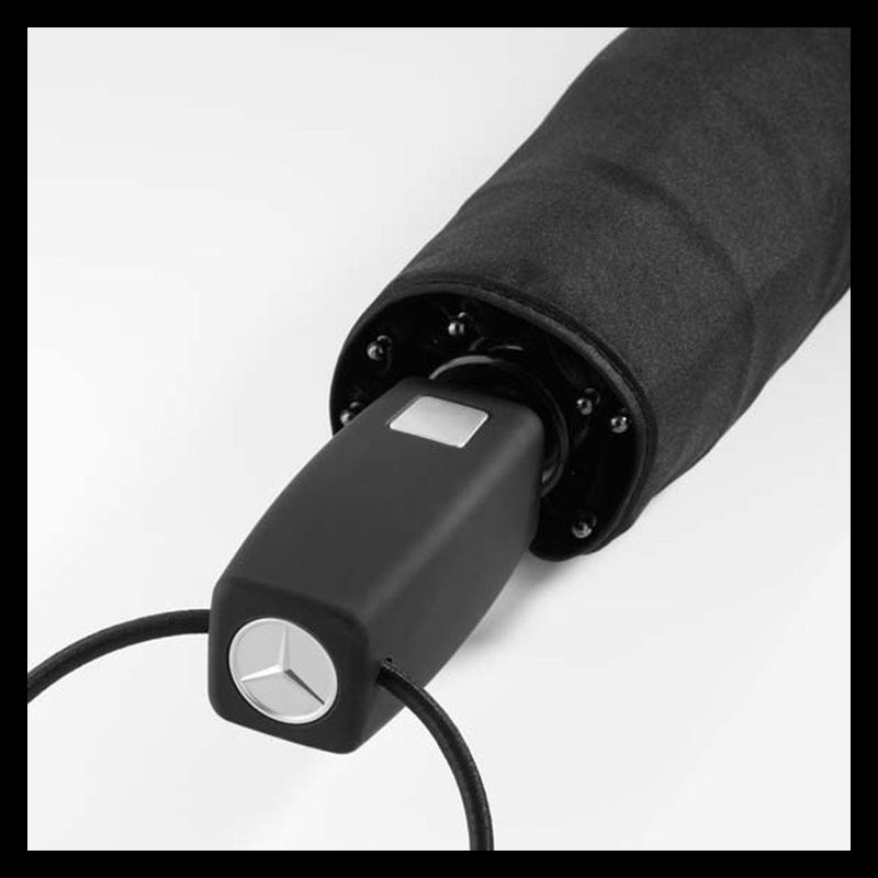 Parapluie Automatique Style Mercedes / Rolls Royce – Noir, Grande Taille
