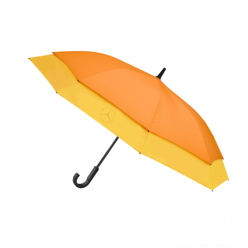 Parapluie umbrella stockschirm Mercedes stretch grande taille large size polyester jaune et orange groß gelb und Mercedes-Benz B