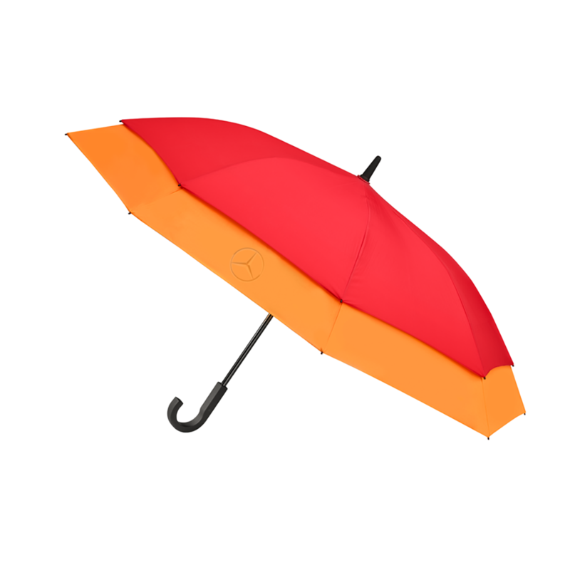Parapluie Mercedes stretch grande taille polyester rouge et orange  Mercedes-Benz B66954814