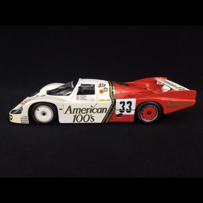 Porsche 956 L American 100's Le Mans 1985 n° 33 1/18 Minichamps