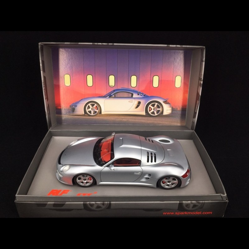 Porsche RUF CTR 3 Presentation 2007 silver 1/18 Spark 18S020