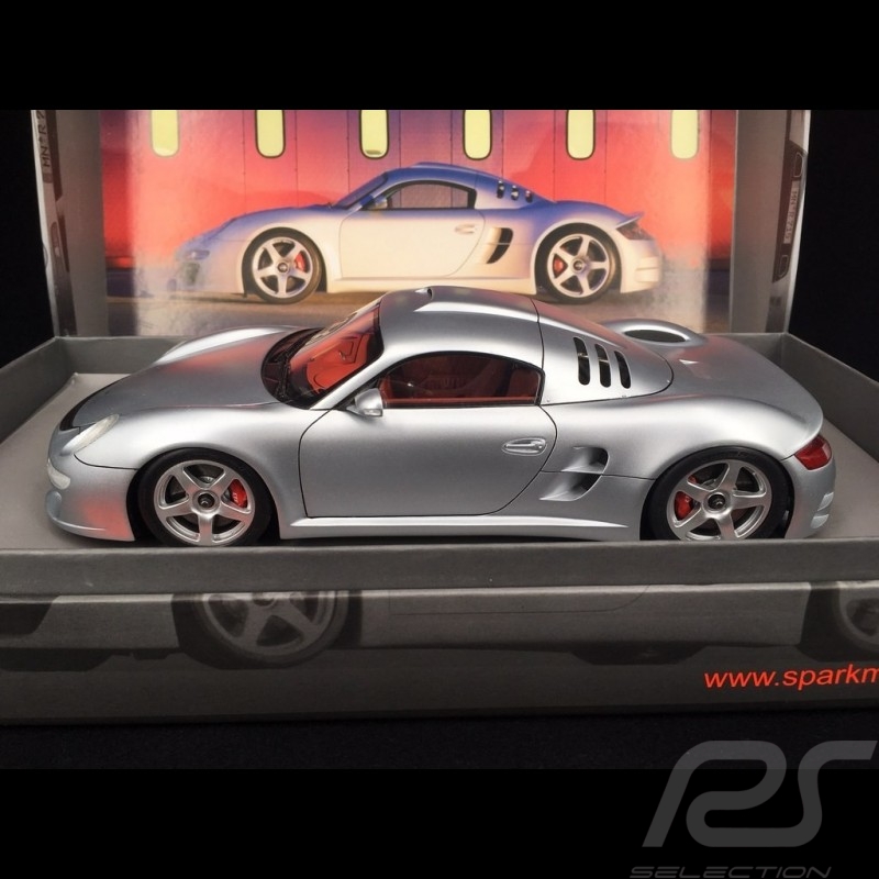 Porsche RUF CTR 3 Präsentation2007 silber 1/18 Spark 18S020