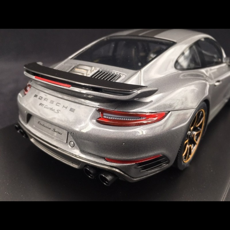 Porsche 911 Turbo S Exclusive Series 1:18 Model Car - Agate Grey (Limited  Edition)