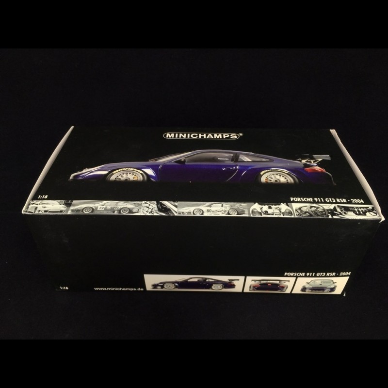 Porsche 911 GT3 RSR type 996 2004 blau 1/18 Minichamps 100046404