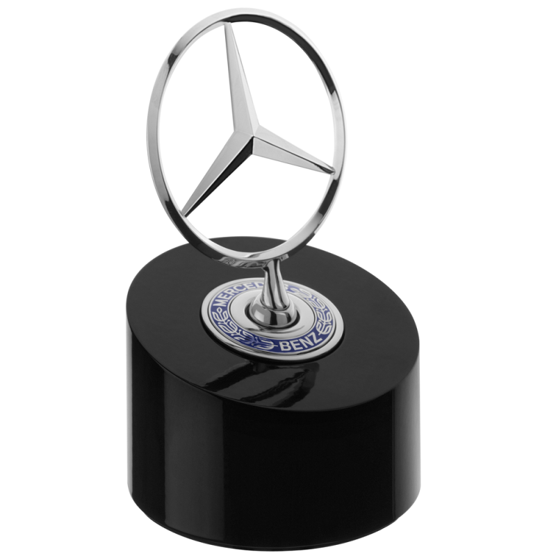 Presse-papier paperweight briefbeschwerer Mercedes logo étoile socle noir star logo black base stern logo schwarze basis Mercede