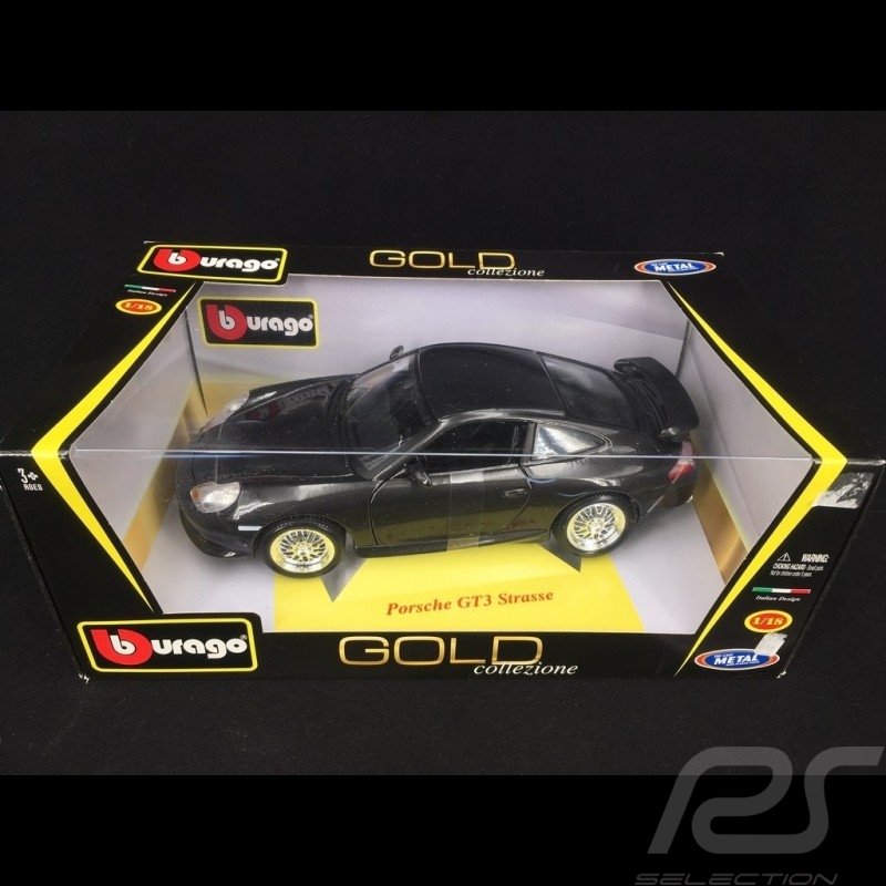 Porsche 911 GT3 type 996 1997 noire 1/18 Burago 12040