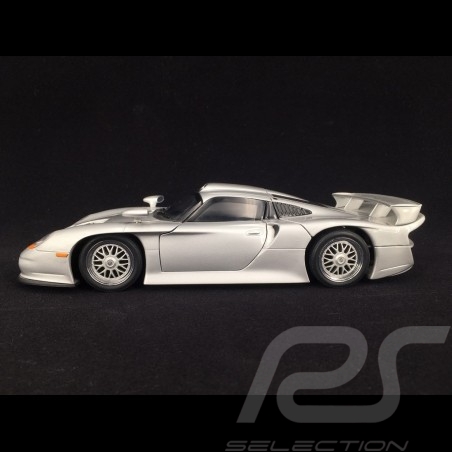 Porsche 911 GT1 1997 silver 1/18 Ut Models 27846