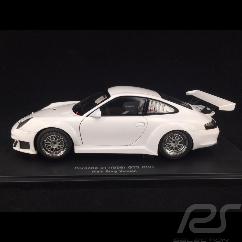 Porsche 911 GT3 RSR type 996 2005 Street Version weiß 1/18 Autoart 80584