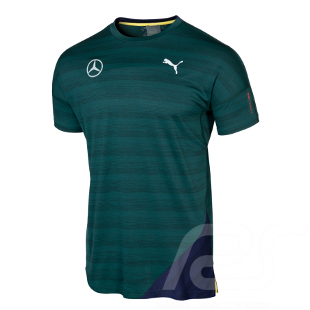Mercedes T-shirt Puma Performance Green Mercedes-Benz B66958774 - men