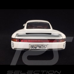 Porsche 959 1983 pearly white 1/18 Exoto Motorbox 46268