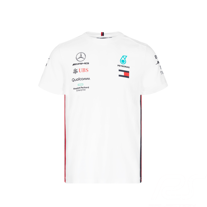 T-shirt Mercedes AMG Motorsport Blanc White Weiß Mercedes-Benz B67996445 homme men herren