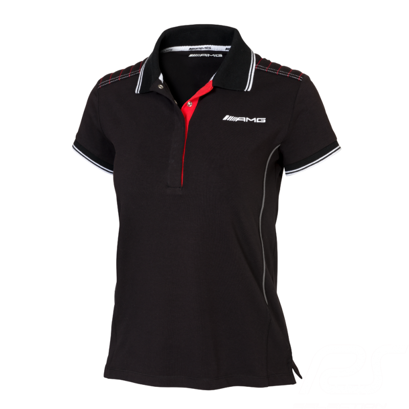 Polo Poloshirt Mercedes AMG Sport Noir Black Schwarz Mercedes-Benz B66958293 femme women Damen