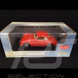 Porsche 356 A Coupé 1956 red 1/18 Sun Star 1322