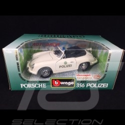 Porsche 356 Cabriolet 1964 Polizei 1/18 Burago 3331