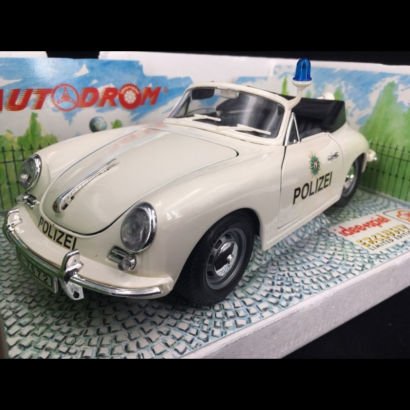 Porsche 356 Cabriolet 1964 Polizei 1/18 Burago 3331