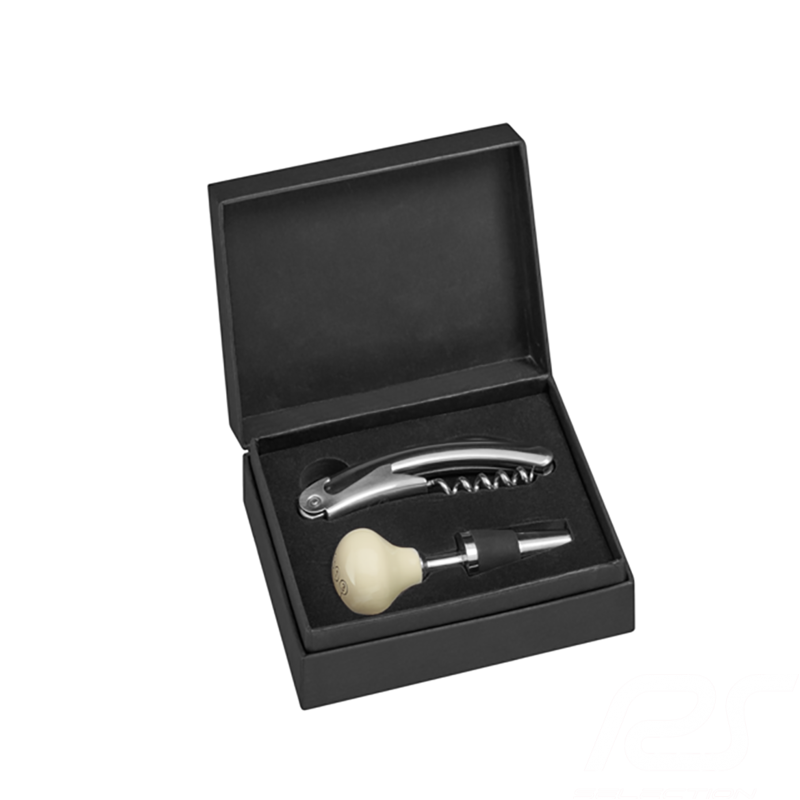 Ensemble set pour le vin wine wein Mercedes couteau sommelier et bouchon bouteille pommeau 300 SL knife and 300 SL shift knob bo