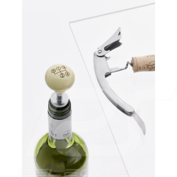 Ensemble set pour le vin wine wein Mercedes couteau sommelier et bouchon bouteille pommeau 300 SL knife and 300 SL shift knob bo
