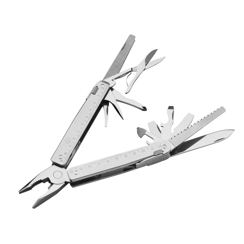 Outil Multifonctions Mercedes Multifunction tool Multifunktionswerkzeug Victorinox acier argent steel silver stahl silber Merced