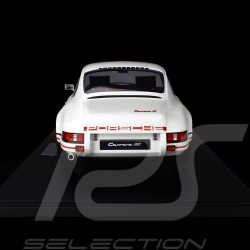 Porsche 911 Carrera RS 2.7 Lightweight 1972 Blanc White Weiß / Rouge Red Rot 1/8 Minichamps 800653005