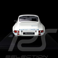 Porsche 911 Carrera RS 2.7 Lightweight 1972 Blanc White Weiß / BleuBlue Blau 1/8 Minichamps 800653007
