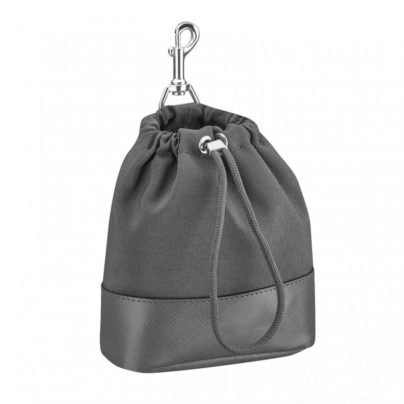 Mercedes snack bag with carabiner canvas gray Mercedes-Benz B66958837