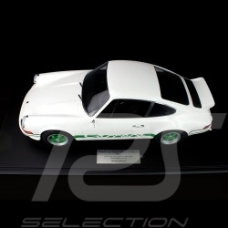 Porsche 911 Carrera RS 2.7 Lightweight 1972 Blanc White Weiß / Vert Green Grün 1/8 Minichamps 800653008