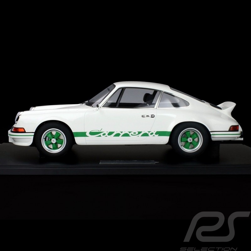Porsche 911 Carrera RS 2.7 Lightweight 1972 White / Green 1/8 Minichamps 800653008
